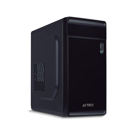 Gabinete ACTECK Delta, Torre, Gabinete, Micro-ATX, Mini-ITX, Negro