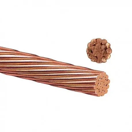 CABLE DE COBRE DESNUDO CAL. 8