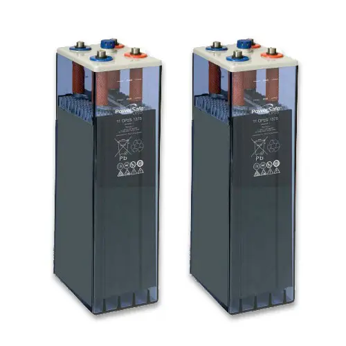 Banco de Baterías tipo Plomo-acido con tiempo de respaldo de 30 minutos para UPS-IND HF 1360 M1 60 kVA. Bus de CD del banco: 264V.