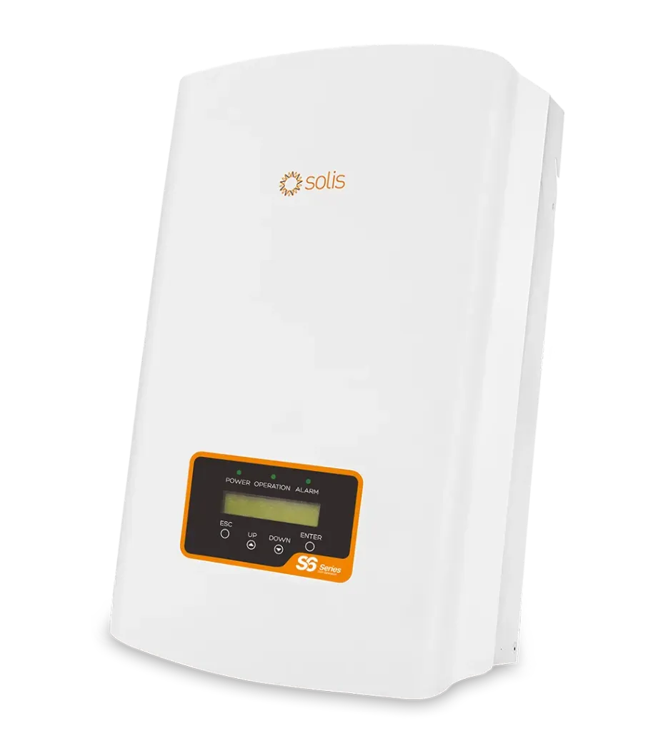 Inversor Solis de 8kW a 220V, 3 MPPT, 2 fases, incl. DC Disconnect