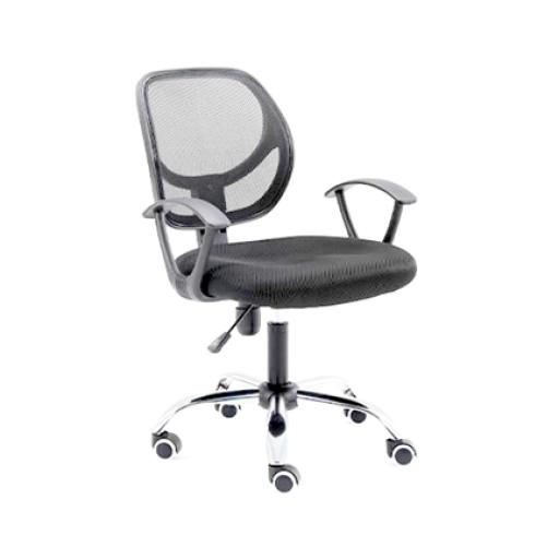 [NEXTEP_NE-650S] Silla Secretarial Nextep de Altura Ajustable Reclinable Tela Base Giratoria