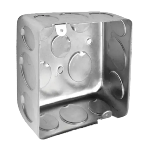 [9840120] CAJA MÉTALICA CUADRADA TIPO PESADA 4X4''