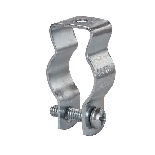 Abrazadera tipo CLIP para tubo conduit de 63.5 mm (2 1/2") pared gruesa. Marca ANCLO o similar.