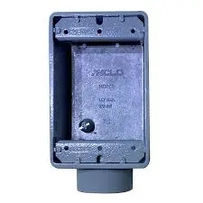 [FS 100] ANCLO CAJA RECTANGULAR CUADRALET METALICO FORMA FS DE 25 MM (1'')